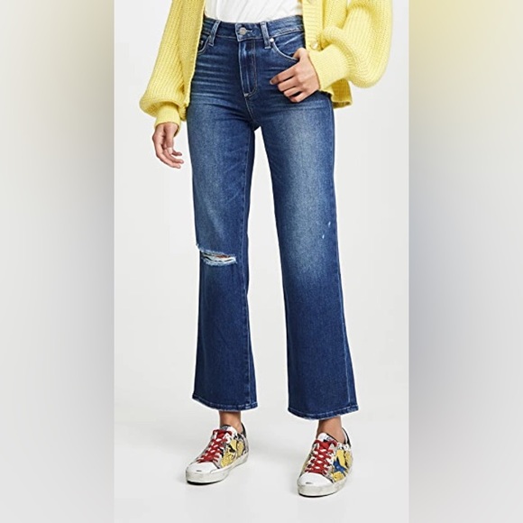 Paige Jeans Atley Ankle Flare Jeans - Picture 1 of 10